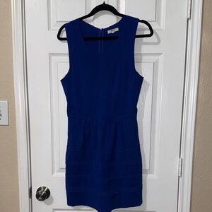 Madewell Royal Blue Sleeveless Dress with Pockets